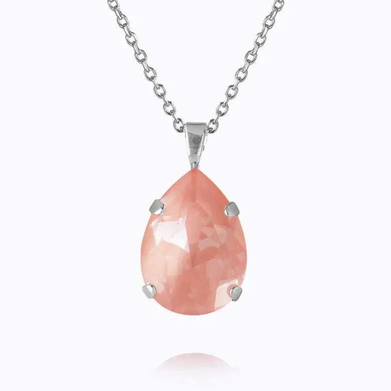 Caroline Svedbom Mini Drop Halsband/ Flamingo Ignite (Rhodium)