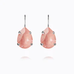 Caroline Svedbom Mini Drop Clasp Örhängen/ Flamingo Ignite (Rhodium)