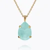 Caroline Svedbom Mini Drop Halsband / Soft Mint (Guld)
