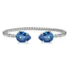 Caroline Svedbom Mini Drop Armband Rhodium / Royal Blue Delite