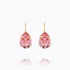 Caroline Svedbom Mini Drop Clasp Örhängen/ Light Rose (Guld)