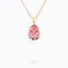 Caroline Svedbom Mini Drop Halsband/ Light Rose (Guld)
