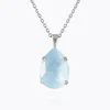 Caroline Svedbom Mini Drop Halsband / Sky Ignite (Rhodium)