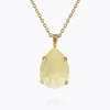 Caroline Svedbom Mini Drop Halsband / Soft Yellow (Guld)