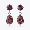 Caroline Svedbom Mini Drop Örhängen/ Iris (Rhodium)