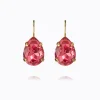 Caroline Svedbom Mini Drop Clasp Örhängen/ Mulberry Red (Guld)