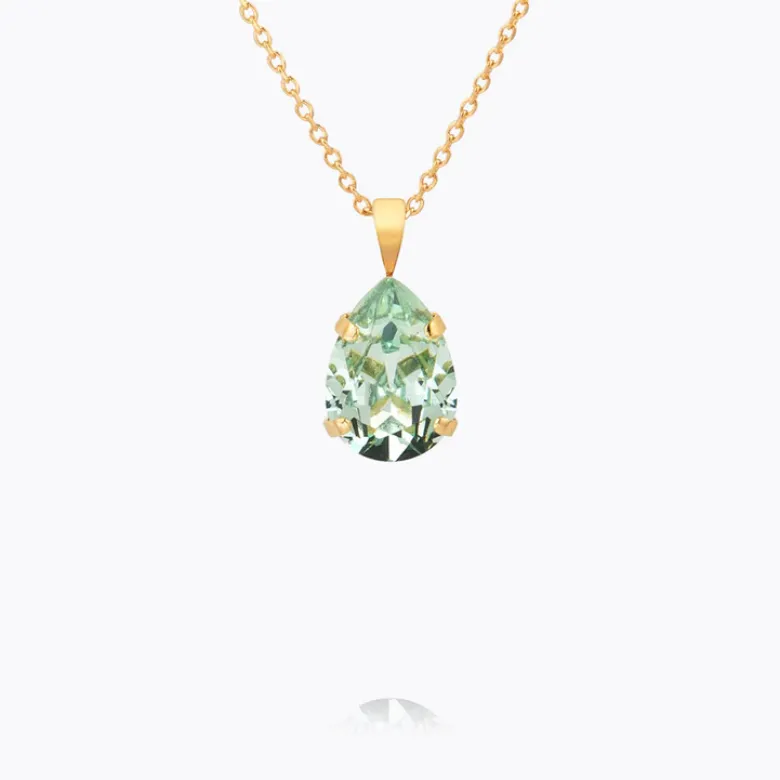 Caroline Svedbom Mini Drop Halsband/ Chrysolite (Guld)