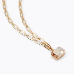 Caroline Svedbom Mini Lydia Halsband / Golden Shadow (Guld)