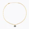 Caroline Svedbom Mini Lydia Halsband, Black Diamond – Guld