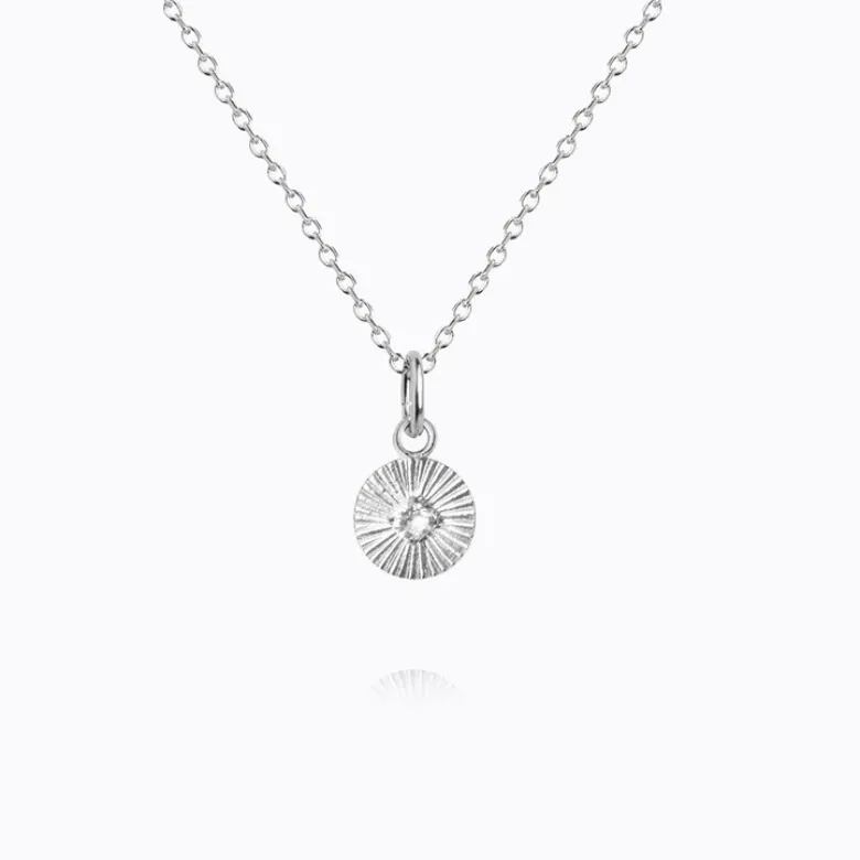 Caroline Svedbom Mini Odessa Halsband/ Crystal (Rhodium)