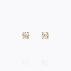 Caroline Svedbom Mini Stud Örhängen/ Crystal (Guld)