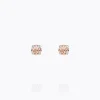 Caroline Svedbom Mini Stud Örhängen/ Light Peach (Rhodium)
