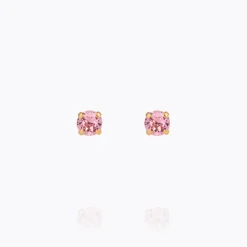 Caroline Svedbom Mini Stud Örhängen/ Light Rose (Guld)