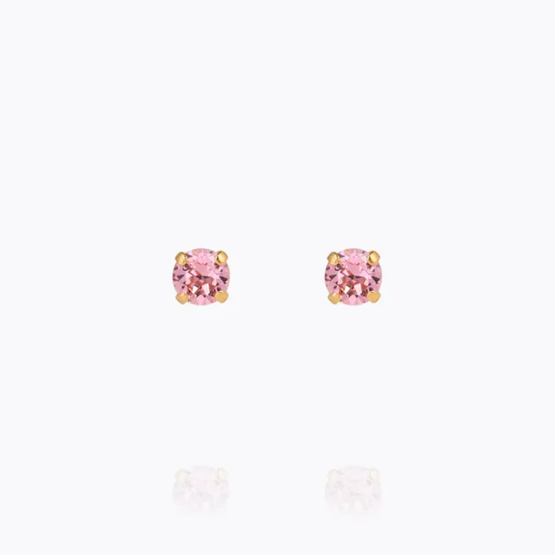 Caroline Svedbom Mini Stud Örhängen/ Light Rose (Guld)