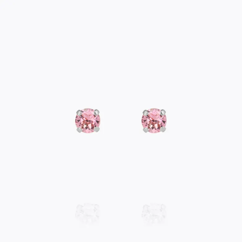 Caroline Svedbom Mini Stud Örhängen/ Light Rose (Rhodium)