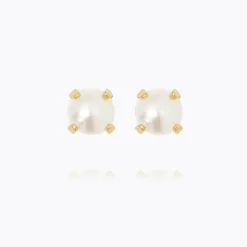 Caroline Svedbom Mini Stud Örhängen/ Pearl (Guld)