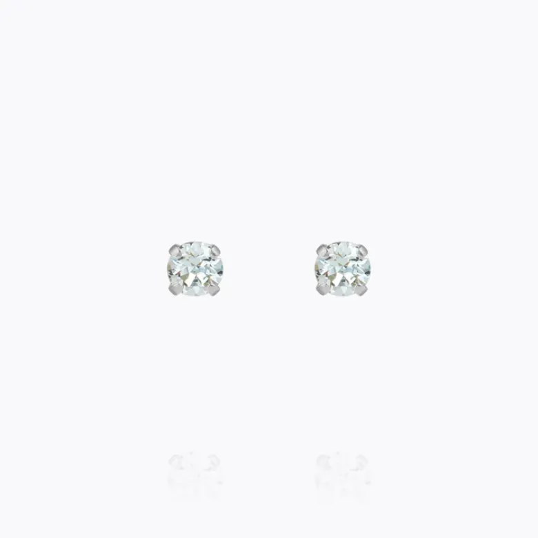 Caroline Svedbom Mini Stud Örhängen/ Light Azore (Rhodium)