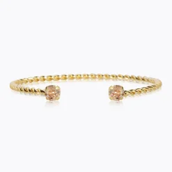 Caroline Svedbom Mini Twisted Armband/ Golden Shadow (Guld)