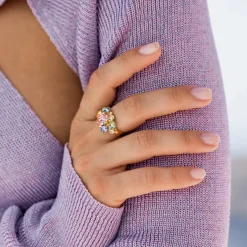 Caroline Svedbom Molly Ring / Dreamscape Combo (Guld)