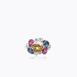 Caroline Svedbom Molly Ring, Rose Dawn Combo – Rhodium