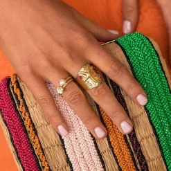 Caroline Svedbom Natti Ring Guld Pearl