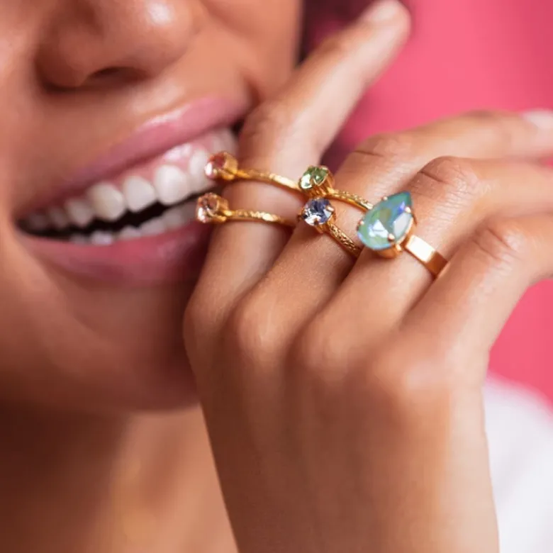 Caroline Svedbom Natti Ring / Light Peach (Guld)