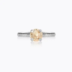 Caroline Svedbom Natti Ring / Golden Shadow (Rhodium)