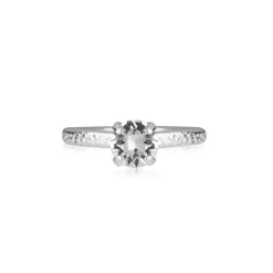 Caroline Svedbom Natti Ring Rhodium Pearl