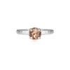 Caroline Svedbom Natti Ring / Light Peach (Rhodium)