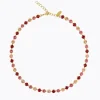 Caroline Svedbom Nicola Halsband / Scarlet Combo (Guld)