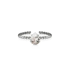 Caroline Svedbom Niki Ring Rhodium / Crystal