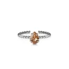 Caroline Svedbom Niki Ring Rhodium / Vintage Rose