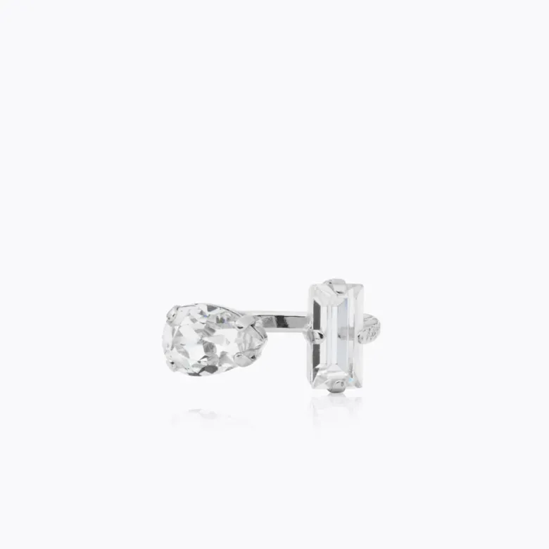 Caroline Svedbom Noelle Ring / Crystal – Rhodium