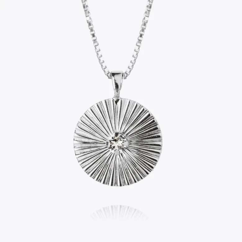 Caroline Svedbom Odessa Halsband (Rhodium)