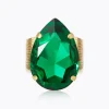 Caroline Svedbom Perfect Drop Ring / Majestic Green (Guld)