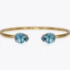 Caroline Svedbom Petite Drop Armband Guld / Aquamarine