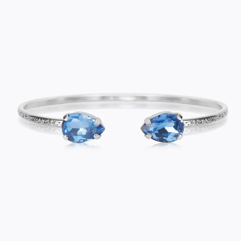 Caroline Svedbom Petite Drop Armband/ Lapis (Rhodium)