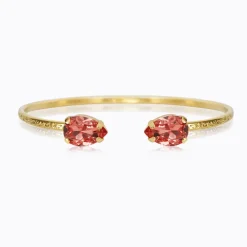 Caroline Svedbom Petite Drop Armband / Rose Peach (Guld)