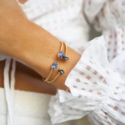 Caroline Svedbom Petite Drop Armband/ Lapis (Guld)
