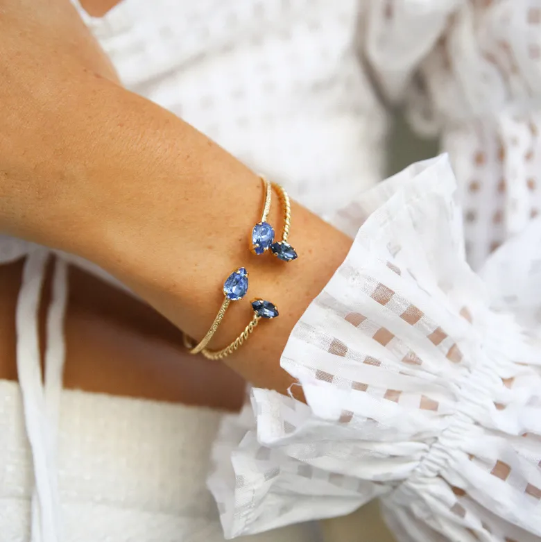 Caroline Svedbom Petite Drop Armband/ Lapis (Guld)