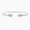 Caroline Svedbom Petite Drop Armband / Chrysolite (Rhodium)