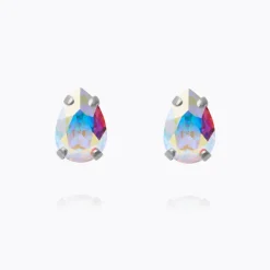 Caroline Svedbom Petite Drop Stud Örhängen / Aurore Boreale (Rhodium)