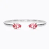 Caroline Svedbom Petite Drop Armband / Light Rose (Rhodium)