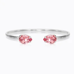 Caroline Svedbom Petite Drop Armband / Light Rose (Rhodium)