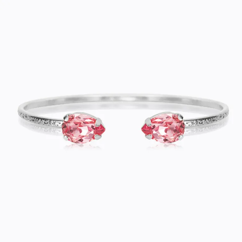 Caroline Svedbom Petite Drop Armband / Light Rose (Rhodium)