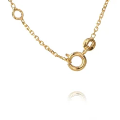 Caroline Svedbom Petite Drop Halsband / Aquamarine (Guld)