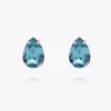 Caroline Svedbom Petite Drop Stud Örhängen / Aquamarine (Rhodium)
