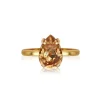 Caroline Svedbom Petite Drop Ring / Light Colorado Topaz (Guld)
