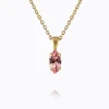 Caroline Svedbom Petite Navette Halsband/ Light Rose (Guld)