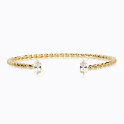Caroline Svedbom Petite Navette Armband / Crystal (Guld)